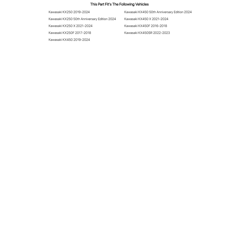 Acerbis Lower Fork Cover Set Green For Kawasaki Kx250F 2017-2018