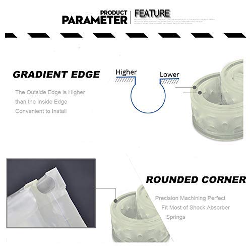 2Pcs Universal Car Shock Absorber Spring Bumper Power Auto Buffers A/B/C/D/E/F Type Spring Bumpers Rubber D Type