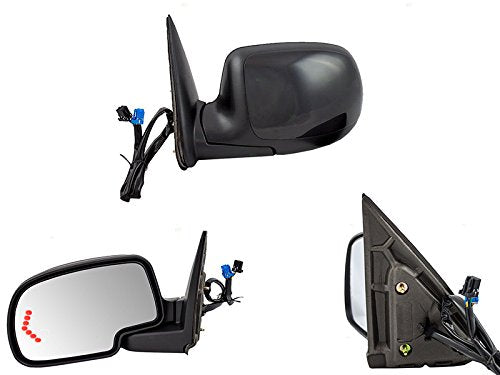 APA Replacement Rear View Mirror Power Folding Heated Signal Memory Puddle for 2003-2007 SILVERADO SIERRA TAHOE YUKON ESCALADE D