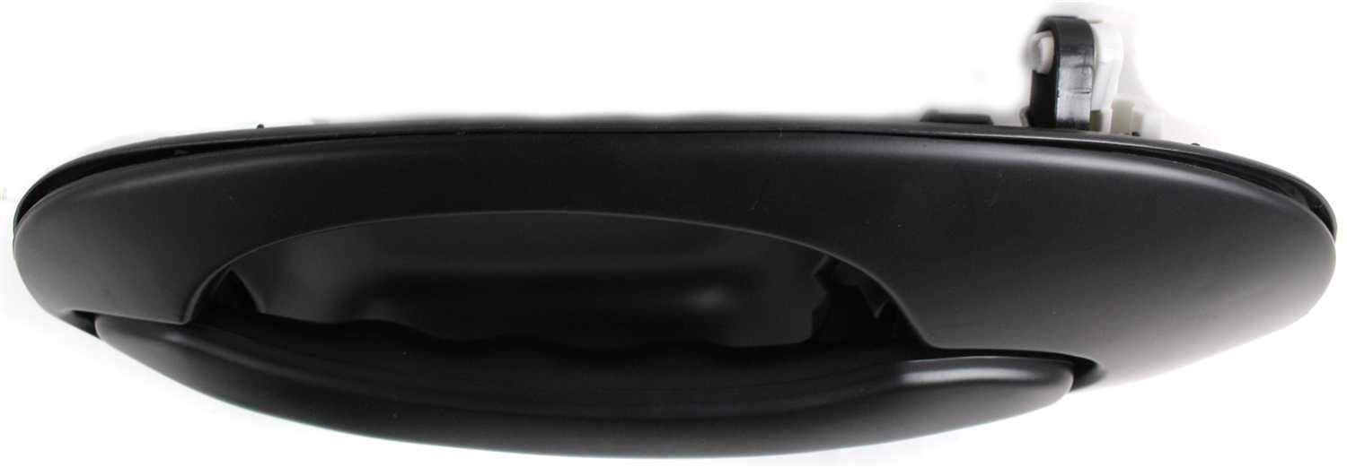 Evan Fischer Exterior Door Handle Compatible With 2002-2005 Kia Sedona Rear, Driver Side Partslink Ki1520101