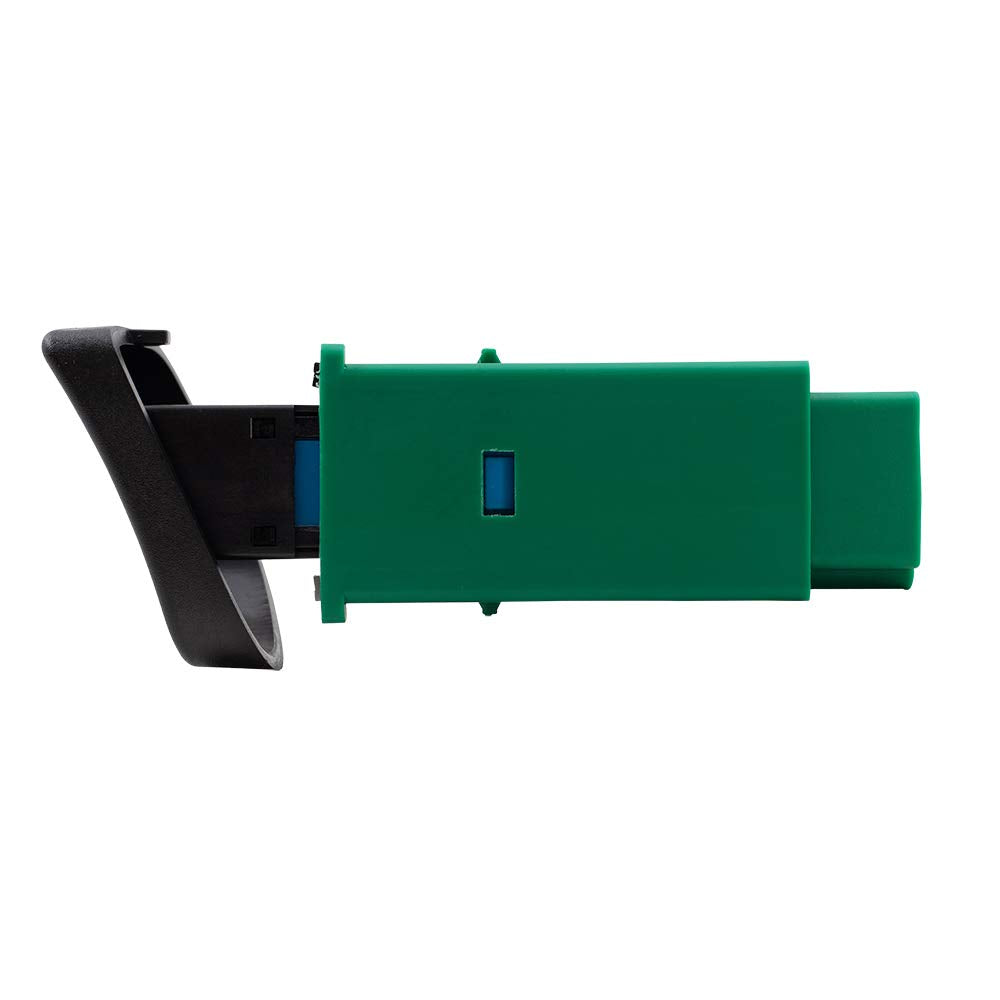 Brock Replacement Hazard Warning Switch Emergency Light Flasher, Push Button Actuator, Automatic Operation, Green, Compatible With 2000-2005 Impala 10359031