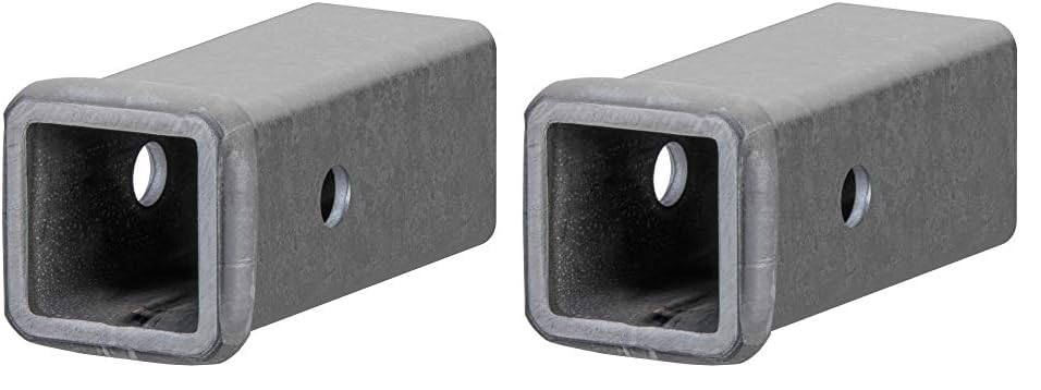 Curt 49060 2-Inch X 6-Inch Weld-On Raw Steel Trailer Hitch Receiver Tube, 1 Count (Pack Of 2)