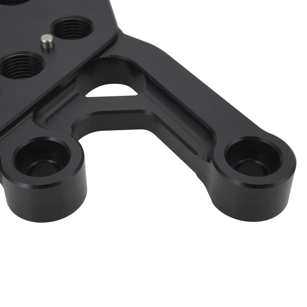 JFG RACING Foot Pegs Bracket Kit for Surron Light Bee,CNC Adjustable Foot Rest Pedal Brackets and Peg Support Brace for Electric