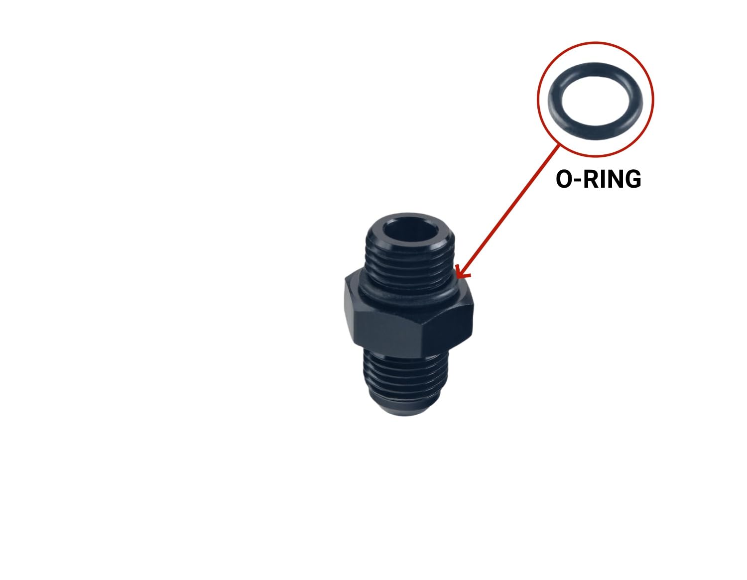 DEWHEL Universal 6AN Fuel Tank Return Line Fitting Bung Kit No Welding Required Aluminum