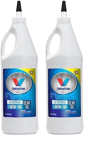 Valvoline High Performance Sae 80W-90 Gear Oil 1 Qt (Pack Of 2)