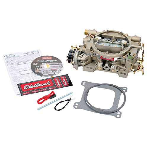 Edelbrock 1409 Performer Series Marine 600 Cfm Square Bore 4-Barrel Air Valve Secondary Electric Choke New Carburetor