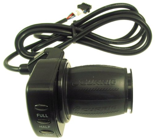 Currie 24 Volt LED Twist Throttle  Twist Throttle with 5 Pin Connector for Schwinn S500, Ezip E500, E750, E900 Electric Scooter