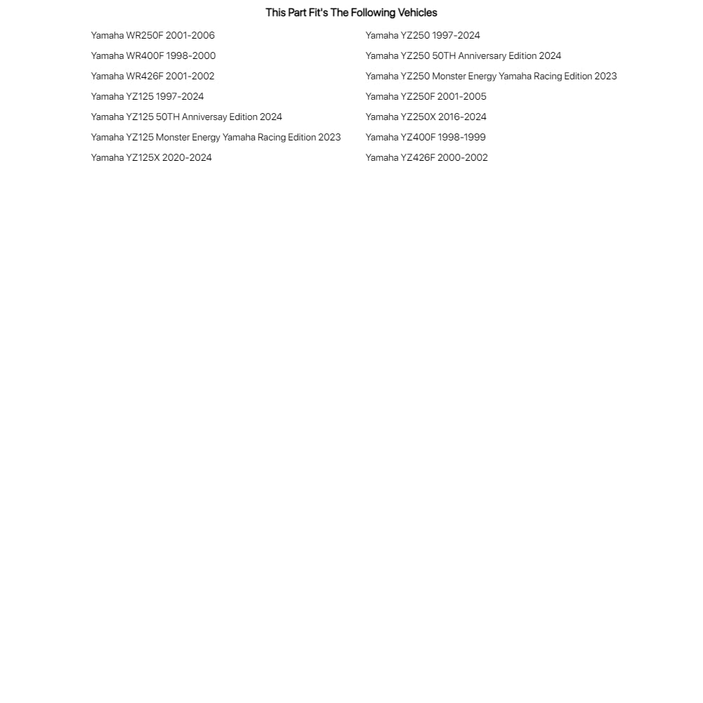 Tusk Aluminum Brake Pedal Blue Tip For Yamaha Yz250 1997-2022