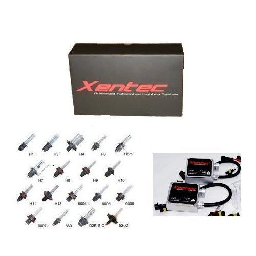 XENTEC 55W Standard Size Ballasts x 2 bundle with 2 x Xenon Bulb H13/9008 10000K (Brillant Blue) single beam offroad