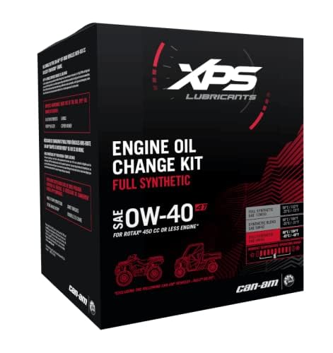 Can-Am New Oem Xps Engine Oil Change Kit 4T Ow-40 Rotax 450 Cc & Lower, 779257