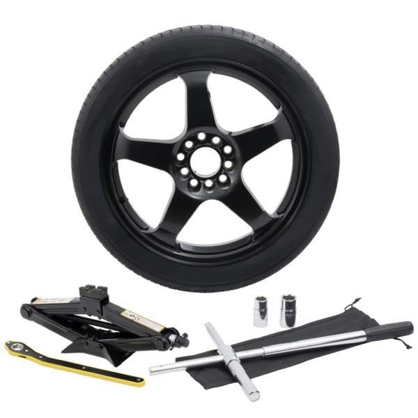 Complete Compact Spare Tire Kit Without Carrying Case - Fits 2015-2024 Mercedes GLC Models (All Except AMG) - Modern Spare