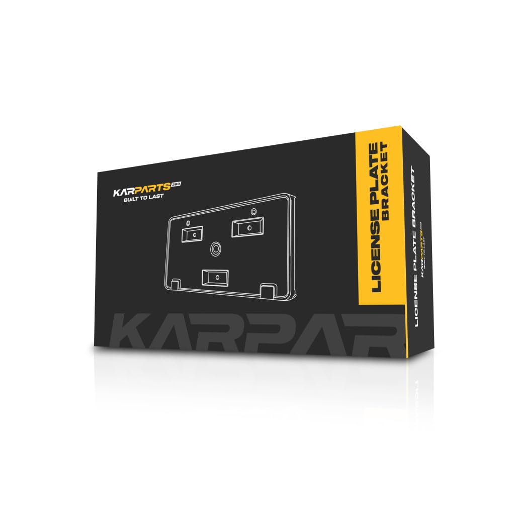 For Ford Fiesta 2014-2019 License Plate Bracket Front Hatchback/Sedan PP Plastic | Replacement For FO1068152 | 615343568171