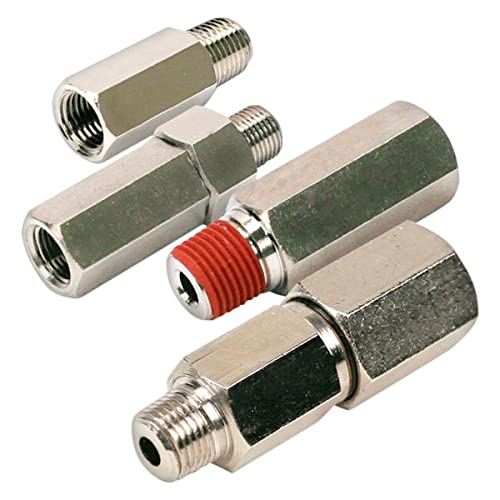 Viair 92833 3/8'' Female To 3/8'' Male Npt Check Valve, Nickel Plated Brass