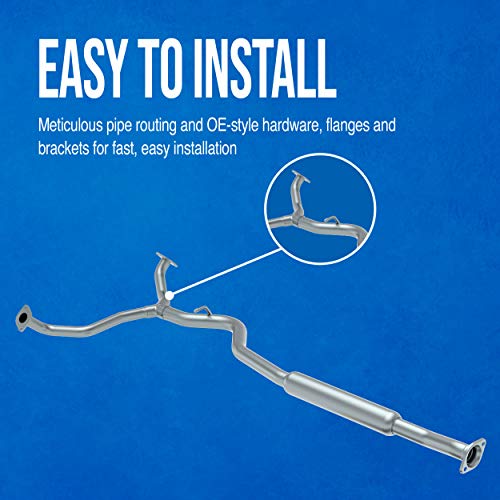 Walker 55564 Direct Fit Exhaust Resonator And Pipe Assembly 2.25 Inlet (Od) 2.5 Outlet (Od) For Chevrolet Tahoe