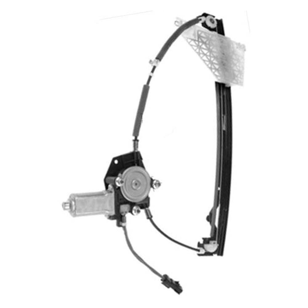 Trq Rear Left Power Window Regulator & Motor Assembly Drivers Side Compatible With 1999-2000 Jeep Grand Cherokee Ch1550108