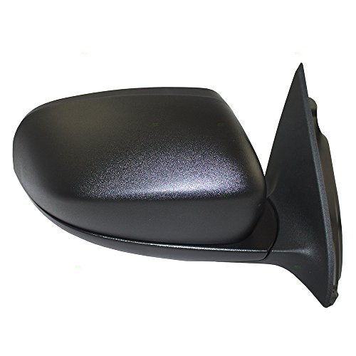 Brock Replacement Passenger Side Power Mirror Textured Black with Heat without Signal, Memory or Blind Spot Sensor Compatible with 2014-2019 Cherokee 68164060AD 68228912AA