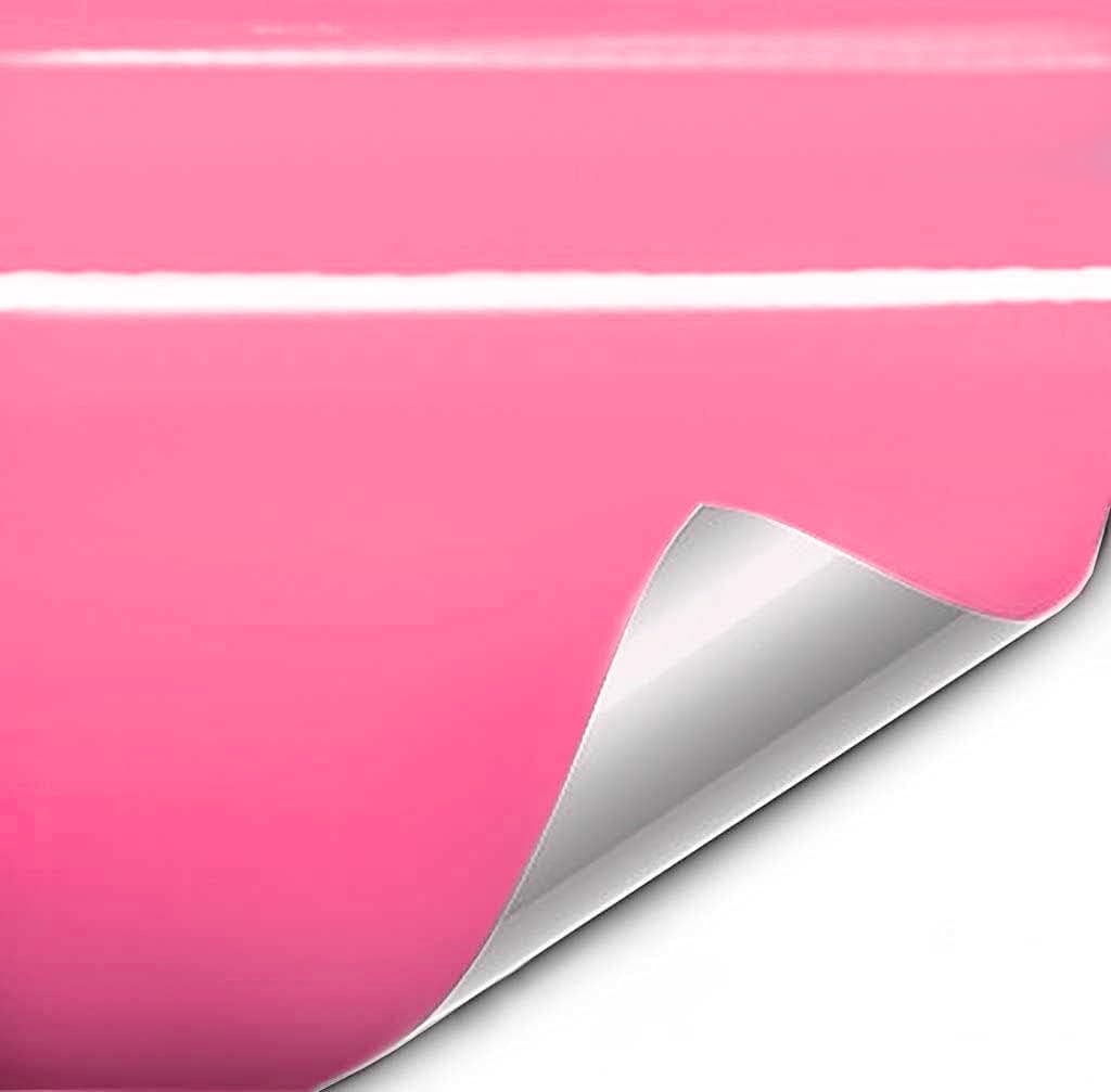 Vvivid Gloss Vinyl Detailing Wrap Tape 2 Inch X 20Ft Diy Roll (Gloss Pink)