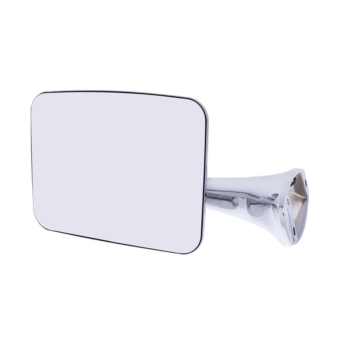 United Pacific 110749 Stainless Steel Exterior Mirror Set w/LED Turn Signal for 1970-72 Chevy/GMC Trucks, Hidden LED Turn Signal - Set of 2