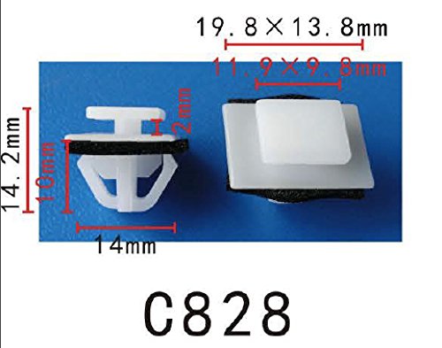 Autobahn88 Molding Clip, Compatible With Hyundai, (Oem: 87756-2E000) (Pack Of 20)