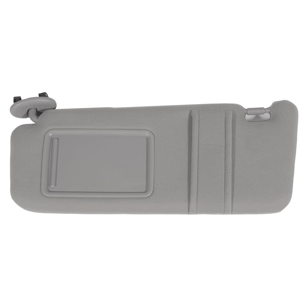Scitoo Grey Left Driver Side Sun Visor Compatible For Toyota For Camry 2006-2011, Car Sun Visor Without Sunroof Without Lights R