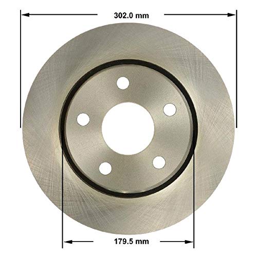 Bendix Premium Prt5725 Brake Rotor For Jeep Wrangler 2017-2007, Wrangler Jk 2018 Jeep Wrangler 2017-2013, Wrangler Jk 2018