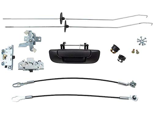Marketplace Auto Parts - Tailgate Latch And Handle Kit With Hardware - Compatible With 2002-2008 Dodge Ram 1500