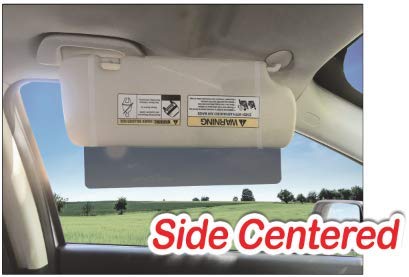 Edgevisor Tuckvisor Magnetic Tinted Car Sun Visor Sunshade Extender For Car Window Windshield Sun Shade Anti-Glare Protects From