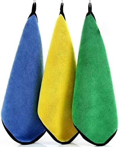 ASTRELLA Microfiber Vehicle Washing Cloth | 600 GSM UltraSoft & Highly Absorbent Cleaning Towel for Cars & Bikes (Pack of 3)