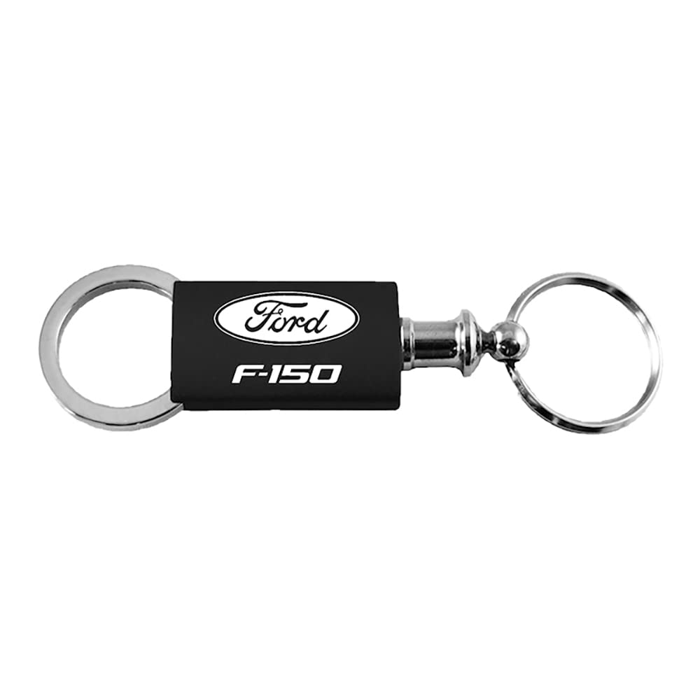 Au-Tomotive Gold Valet Key Chain For Ford F-150 (Black)