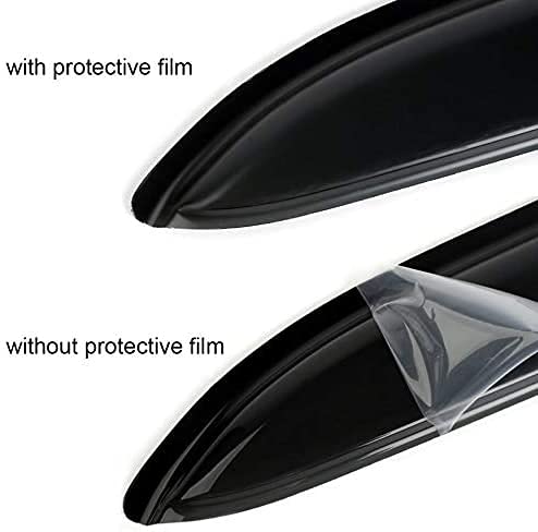 Vicojetor Sunproof Waterproof Side Window Wind Deflector, 2Pcs Protective Replacement Wind Deflector Set, Window Visors Fit For