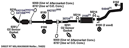 Ap Exhaust Products 700252 Exhaust Muffler