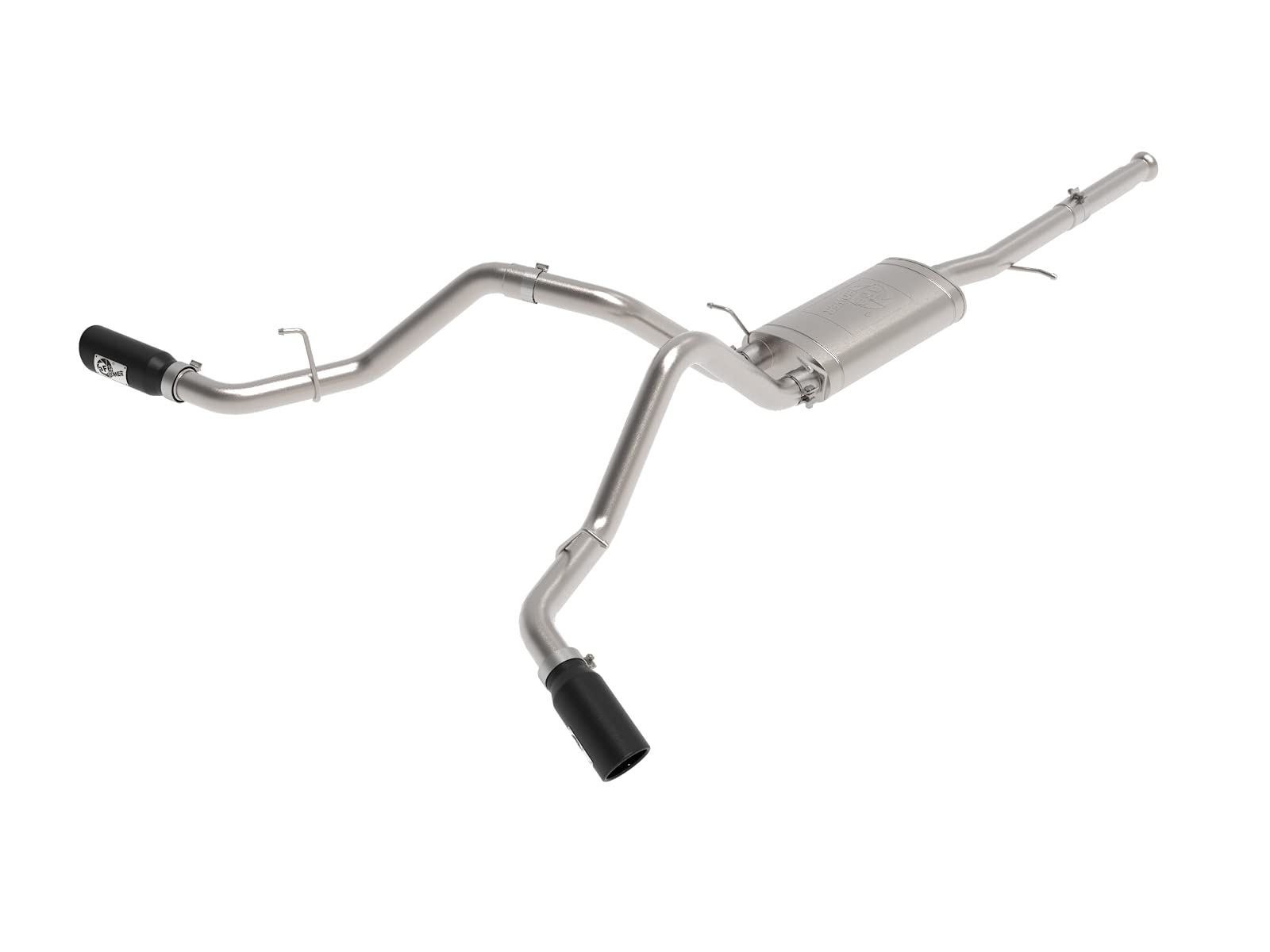 Afe Power 49-44134-B Mach Force-Xp 3' Cat-Back Exhaust System, Dual Black Tips, Stainless Steel, Fits Gm Silverado/Sierra