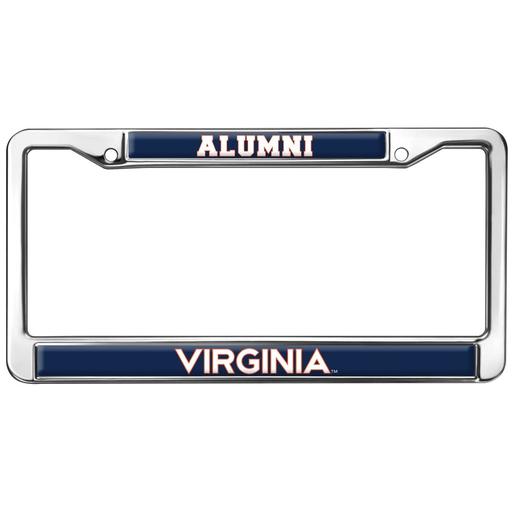 University of Virginia Alumni Logo Full Size Standard License Plate Metal Frame