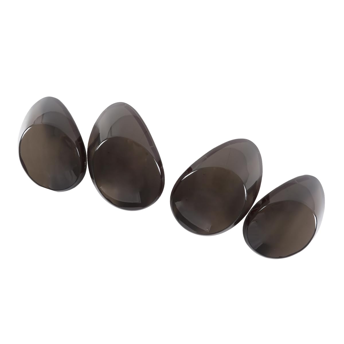 Smoked Black Rear Tail Light Lamp Cover Trim Compatible For Mercedes Benz Smart 451 Fortwo 2009 2010-2014 2015 Rear Tail Light Blackout Kit Molded Smoked Acrylic Cover, Smart Accessories (Smoked)