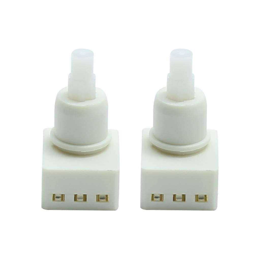 Vkinman 2Pcs Interior Light Switch + 2Pcs Bonus Map Dome Light Led Bulbs Replacement For Honda Accord/Dodge/Pilot/Ridgeline/Odyssey/Ram 1500 Replace 34404-Sda-A21, 34404-Sda-A22D3, 924-798