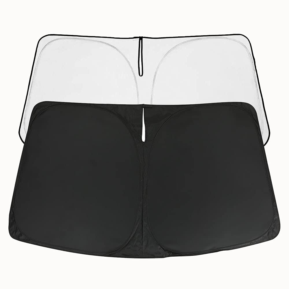 D-Lumina Rav-4 Windshield Sunshade Compatible With 2019 2020 2021 2022 2023 2024 2025 Toyota Rav4 - Foldable Front Window Sun Sh