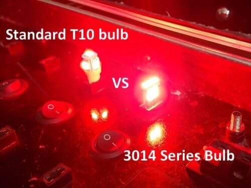Fyre Flys Led Headlight Drl Strip Bulbs For 2013-2015 Honda Accord Super Bright Canbus Error Free 3014 Series (Red), X7-3014-18-