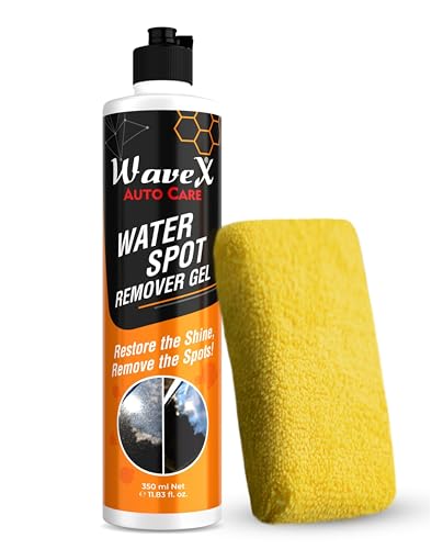 Wavex Water Spot Remover Gel Combo With Applicator Pad  Hard Water Stain Remover For Paint And Glass Surfaces, Nonabrasive Form