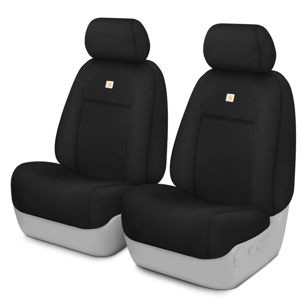 Carhartt Gtf586Abcobk - Super Dux 1St Row Black Custom Seat Covers