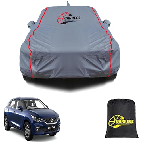 Garrege Maruti Baleno Car Cover Waterproof All Weather, Outdoor Full Cover Rain Sun Uv Protection With Inner Side Ultra Soft Cot