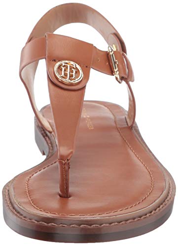 Tommy Hilfiger Women'S Flat Sandal, Natural, 10