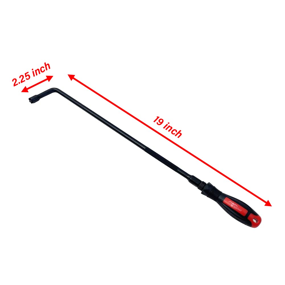Pit Posse Carburetor Adjustment Tool - 110° Angled Head for Motorcycle Pilot Screw Air Mixture Adjustment