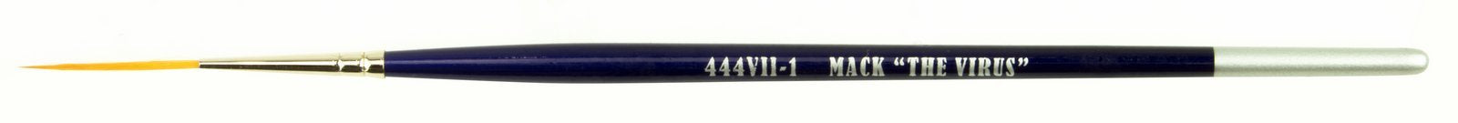 Set Of 4 Size 0-4 Series 444Vii The Virus Ii Scrolling Script Pinstriping Brush With Soft Golden Synthetic Hair