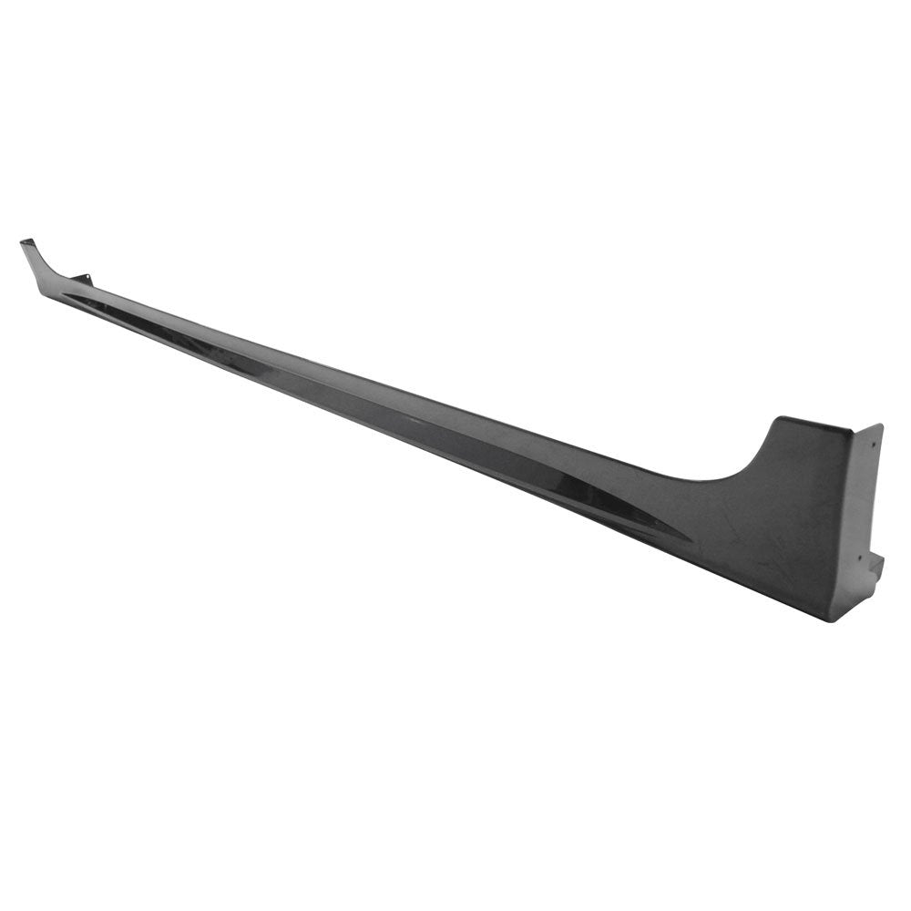 IKON MOTORSPORTS Side Skirts for 2012-2015 Honda Civic 4Dr - Unpainted Black ABS Plastic Rocker Panels Pair
