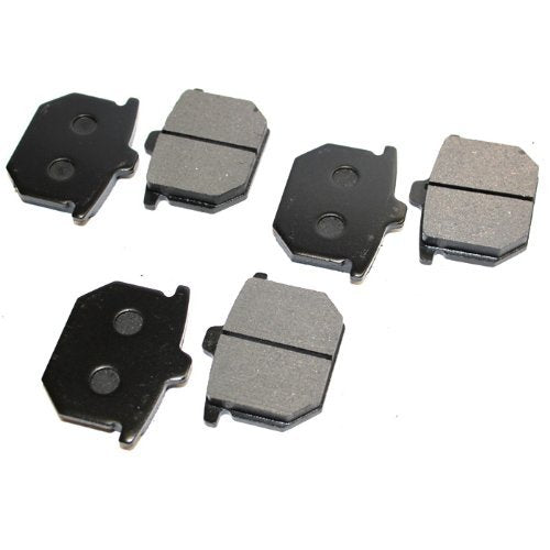 Caltric Front Rear Brake Pads Compatible With Honda Gl1100 Gl 1100 Goldwing Aspencade 1980 1981 Front Rear Pads