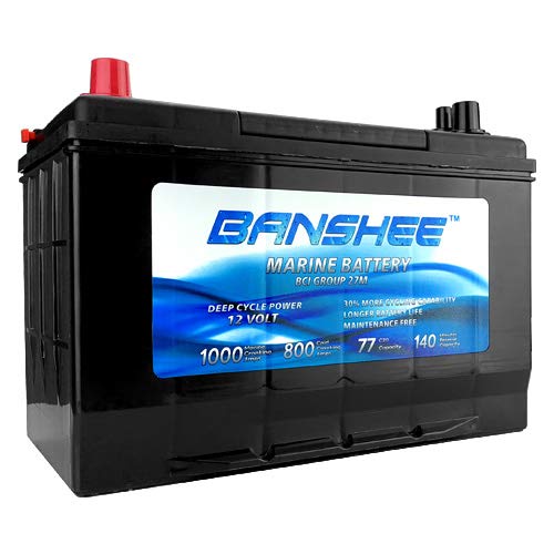 Marine Battery Replaces D27M 8027-127 Group 27