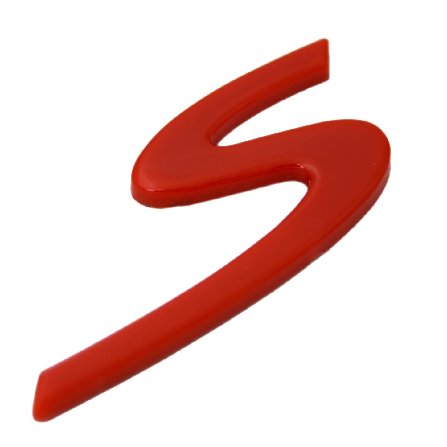 Zorratin Red S S Letter Rear Trunk Boot Lid Hatch Tailgate Emblem Badge for Porsche 911 991 992 718 Panamera Boxster Macan Cayenne Turbo Taycan 2013 to 2025