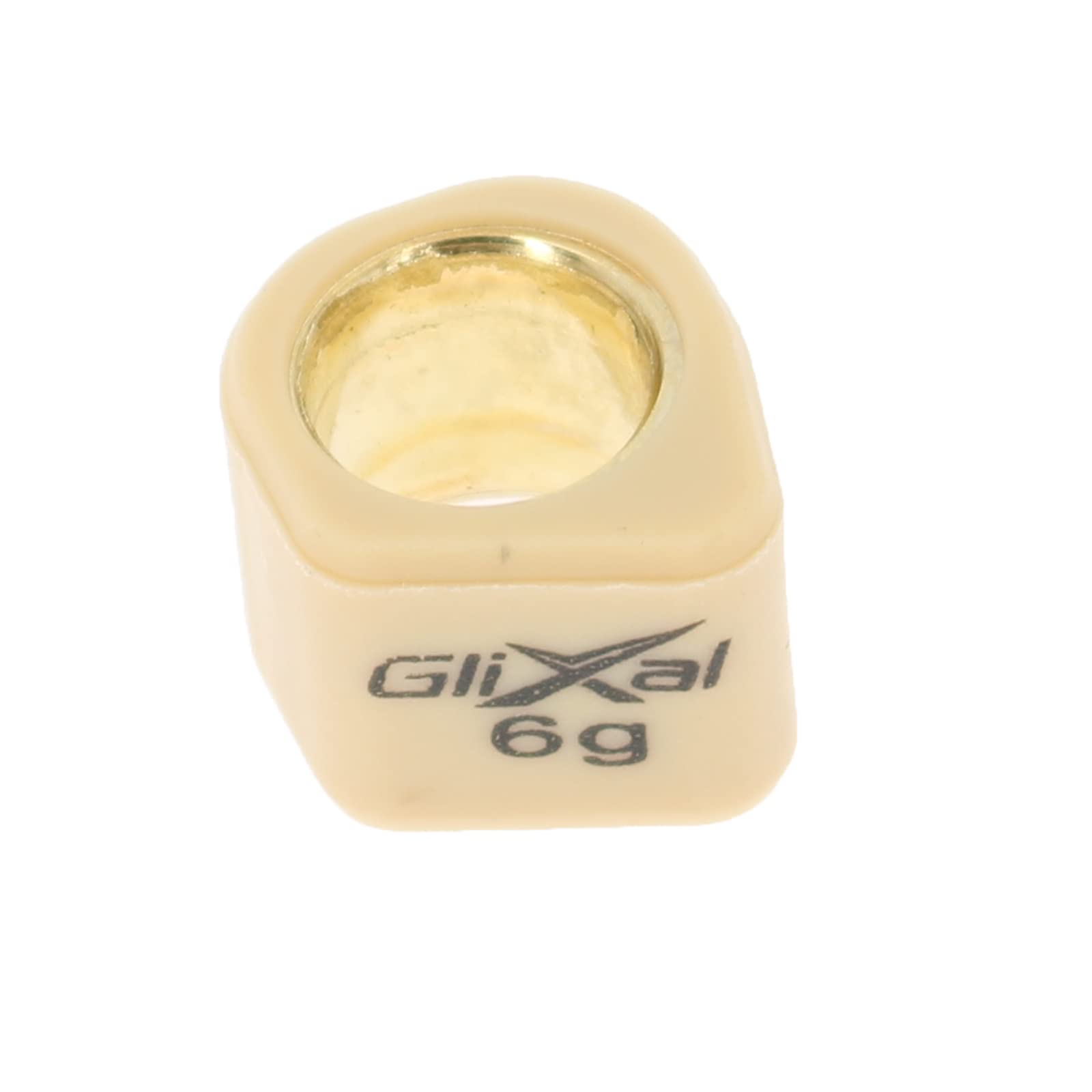 Glixal 16X13Mm High Performance Polygon Variator Sliders, Racing Sliding Roller Weights 139Qmb Gy6 50Cc - 100Cc Scooter Moped Atv (6 Gram)