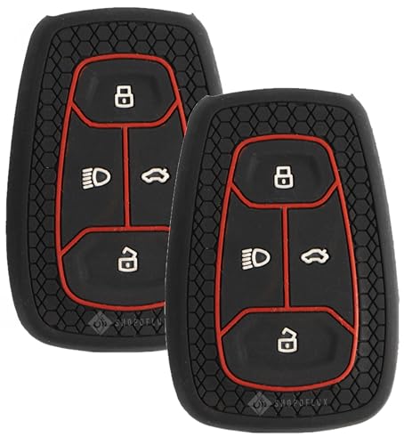 Shopoflux Silicone Smart Key Cover Compatible With Tata Nexon | Harrier | Safari | Altroz | Tigor | Ev | Punch | Tiago Ev Electr