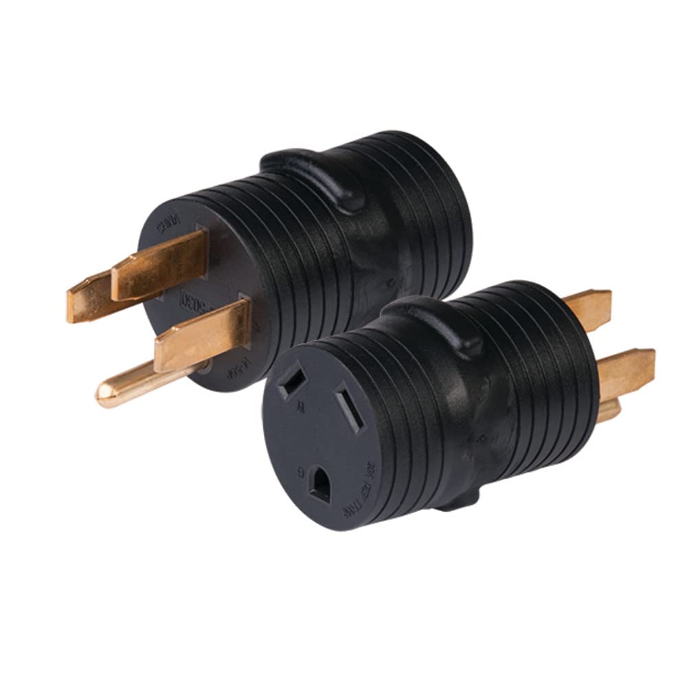 Marinco 5030Rvsa-B Straight Blade Adapter - 30A (125V) Female To 50A (125/250V) Male